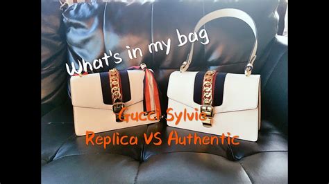 gucci sylvie fake vs authentic|gucci bag counterfeit.